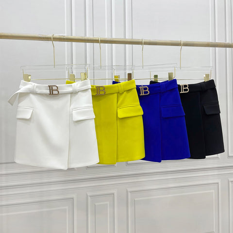 Women Casual A-line Short Slim Skirt-WF00381-Veeddydropshipping