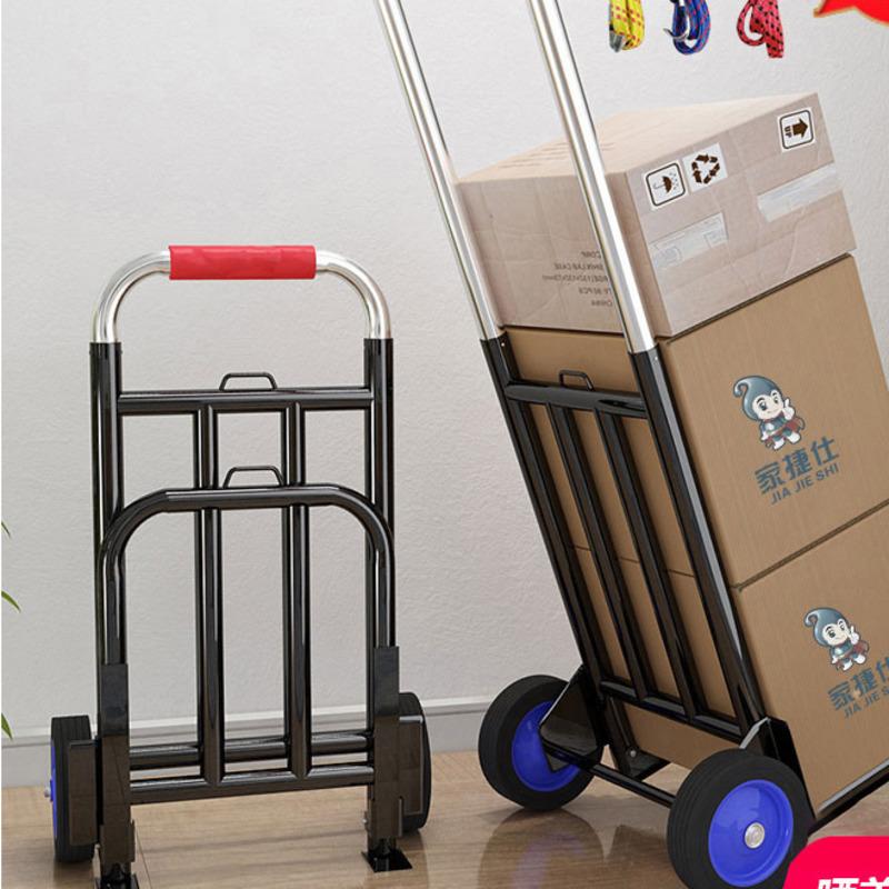 Folding and retractable trolley home shopping-HA01685-Veeddydropshipping
