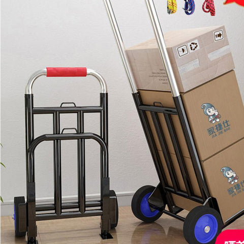 Folding and retractable trolley home shopping-HA01685-Veeddydropshipping
