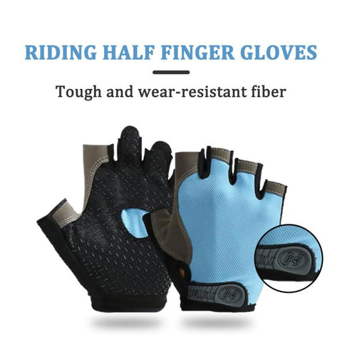 Non-slip Cycling Gloves Breathable Ultra-light MTB Bicycle  Motorcycle Half-finger Gloves -OS01086-Veeddydropshipping