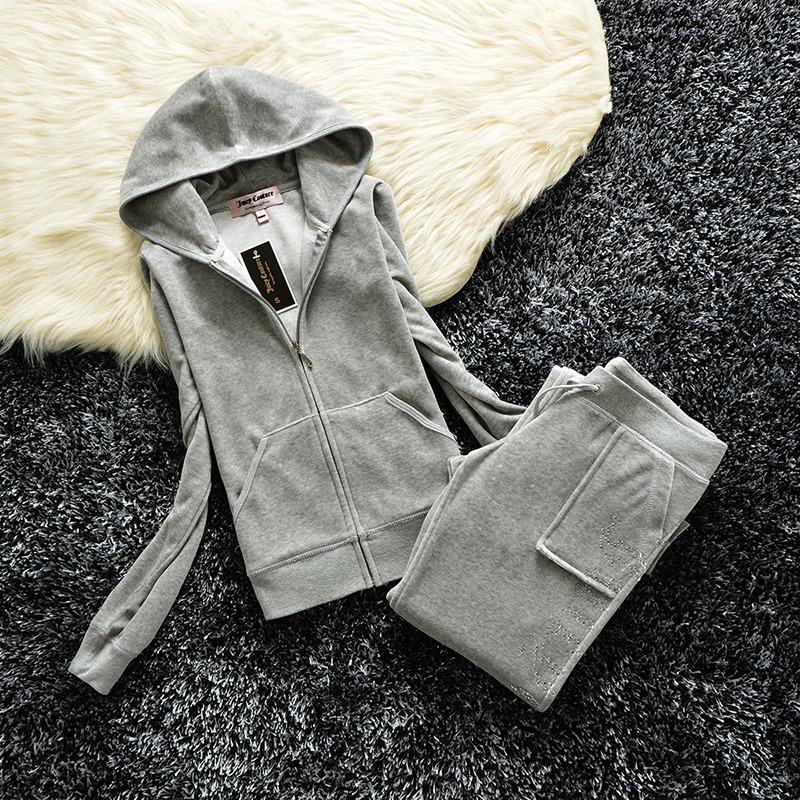 Fall Winter Woman Coutoure Tracksuit Hoodie Coat-WF00242-Veeddydropshipping
