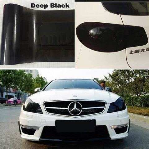 Smoke Black Tint Vinyl Film Waterproof Film for Headlights-AM00799-Veeddydropshipping