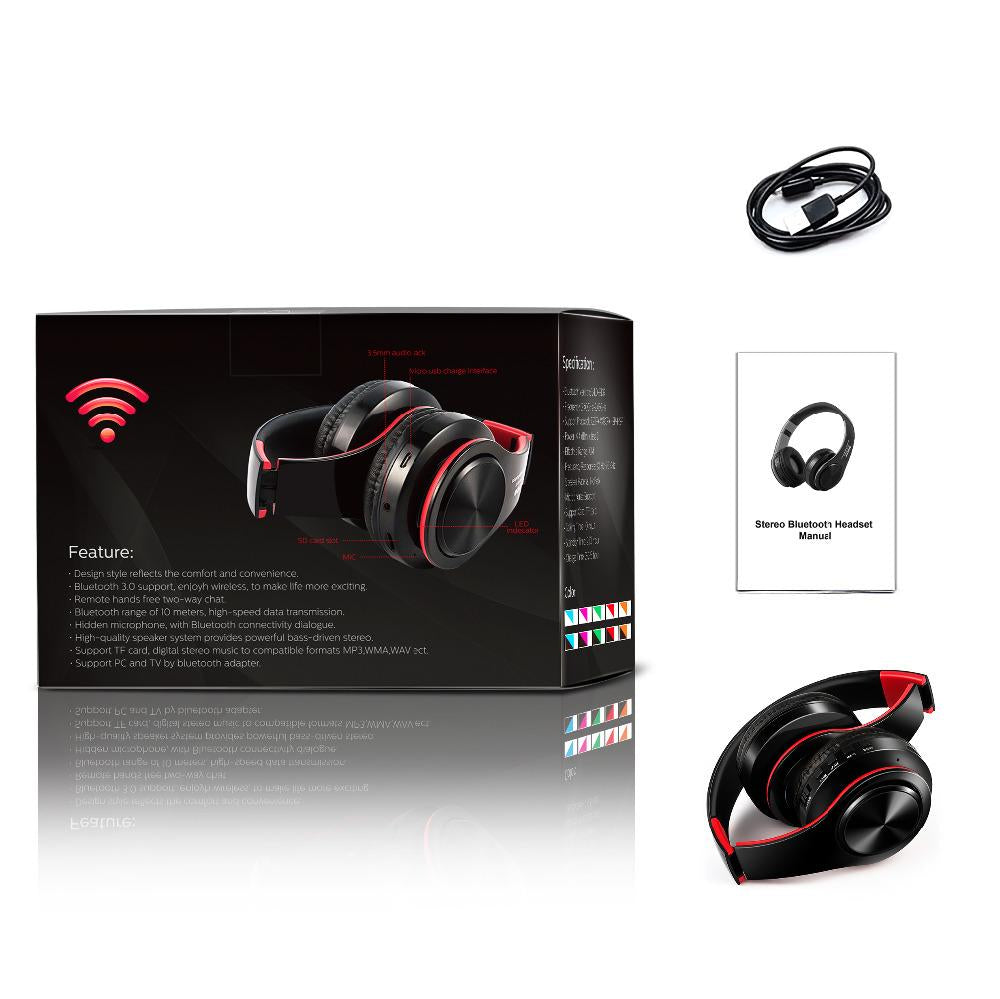 Bluetooth Headphones Stereo Sound Earphones-Veeddydropshipping