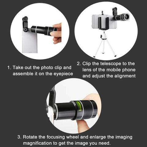20x Zoom HD Universal Smartphone Optical Camera  Monocular-PA01230-Veeddydropshipping