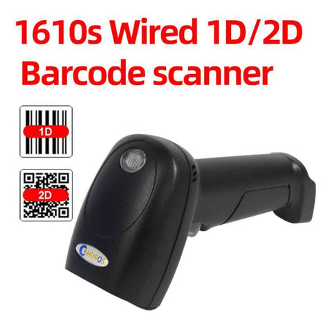 Barcode Scanner 2.4G Wireless 1D 2D Reader Image QR PDF417 Data Matrix Code Bar Gun-Veeddydropshipping