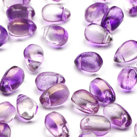 Water Drop Shape Czech Glass Beads Crystal For DIY -JW01530-Veeddydropshipping