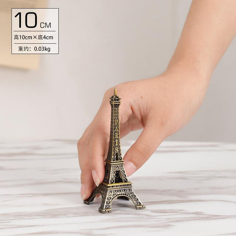 Bronze Paris Eiffel Tower Metal Crafts Home Decoration-HA00322-Veeddydropshipping