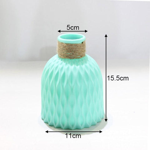 Flower Vase Decoration Home Plastic Vase-HA01813-Veeddydropshipping