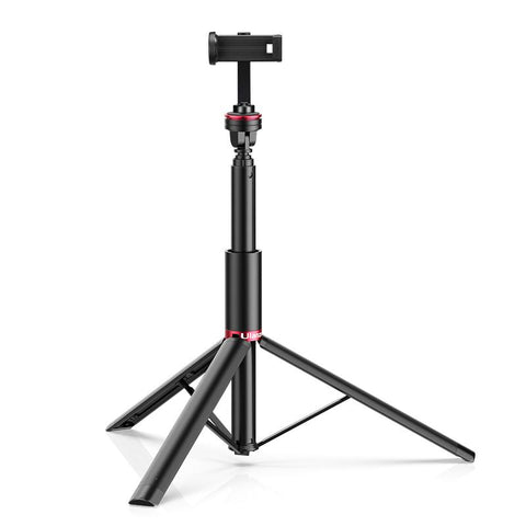 MT-54 Metal Portable Light Stand with Phone Holder Mount Tripod Monopod -CE00335-Veeddydropshipping