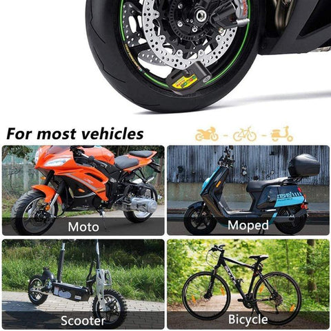 Motorcycle Bike Alarm Disc Brake Lock Motorcycle Anti-Theft Security-AM00598-Veeddydropshipping