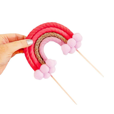 Birthday Cake Topper Handmade Cotton Rope-HA00732-Veeddydropshipping
