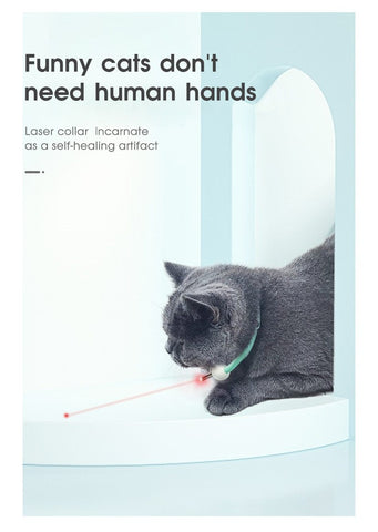 Smart Laser Tease Cat Collar Electric USB Charging-HA01452-Veeddydropshipping