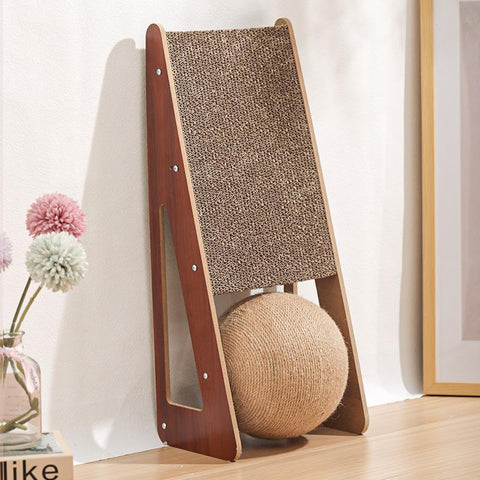 Cat Scratcher Board Detachable Post-HA01422-Veeddydropshipping