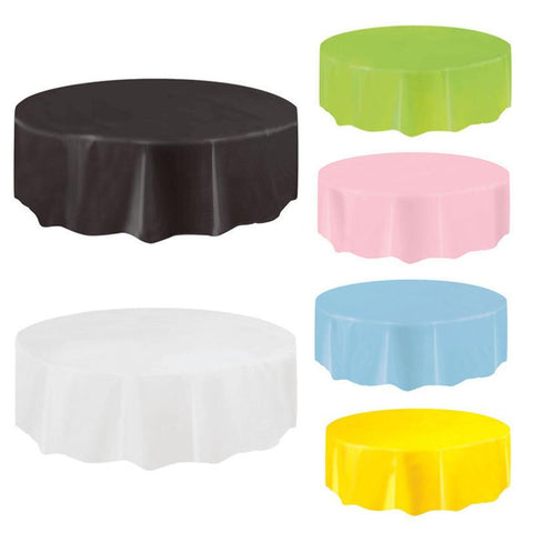 Round Reusable Tablecloth Party Wedding-HA00562-Veeddydropshipping