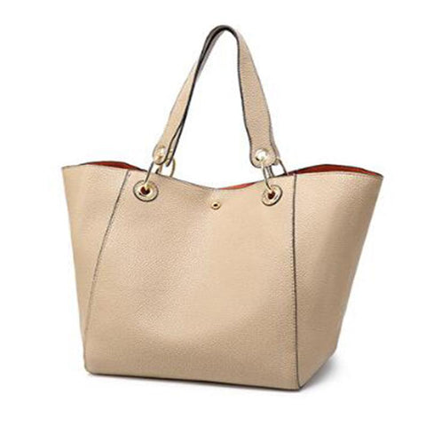 Designer Leather Handbag Female Big Tote Ladies Hand Bags-BS00151-Veeddydropshipping