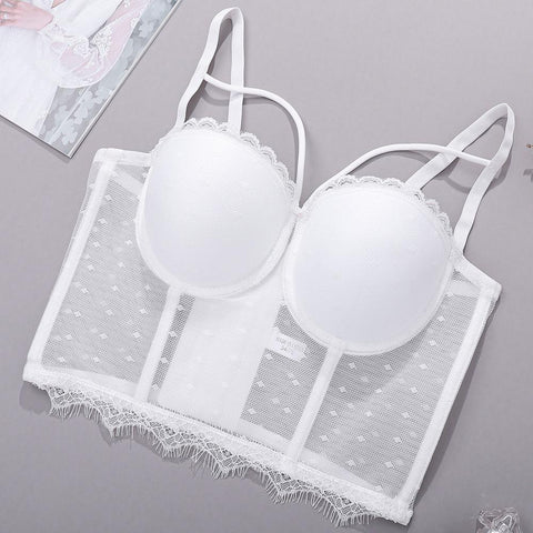 Thin Brassiere Women Sexy Lace Camisole Corset-Veeddydropshipping
