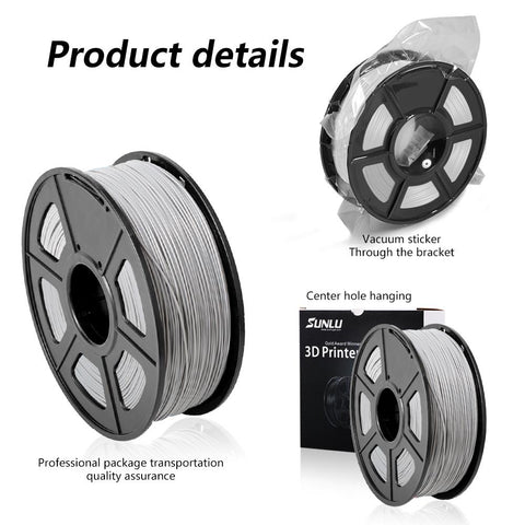 1.75mm+/-0.02mm 1KG 3D Print Refills 100% No Bubble PLA Materials Filament High Strength -Veeddydropshipping