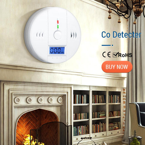 Carbon Sensor Smoke Detector Warning Alarm-CO00615-Veeddydropshipping