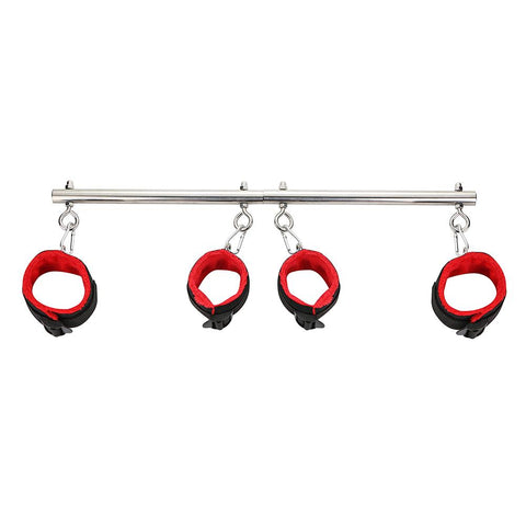 BDSM Bondage Kit Stainless Steel Extendable Spreader Bar Slave Handcuffs -BH01206-Veeddydropshipping