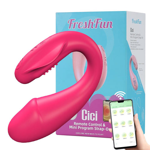 Wireless Bluetooth G Spot Dildo Vibrator for Women APP Remote Control Wear -BH01171-Veeddydropshipping