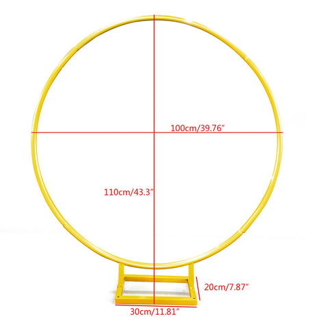 Wedding Arch Gold Round Frame Stand-HA01647-Veeddydropshipping