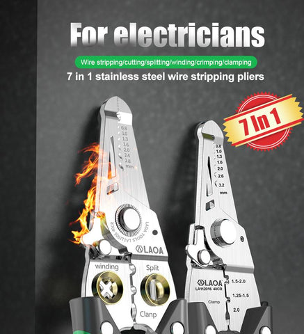 Wire Stripper Cable Cutte Pliers Tool-TI00058-Veeddydropshipping