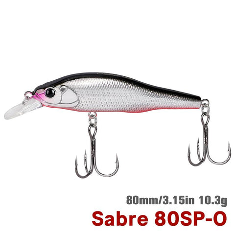Suspending Minnow 80mm 10.3g Fishing Lure Sabre Long Casting Artificial Hard-OS00511-Veeddydropshipping