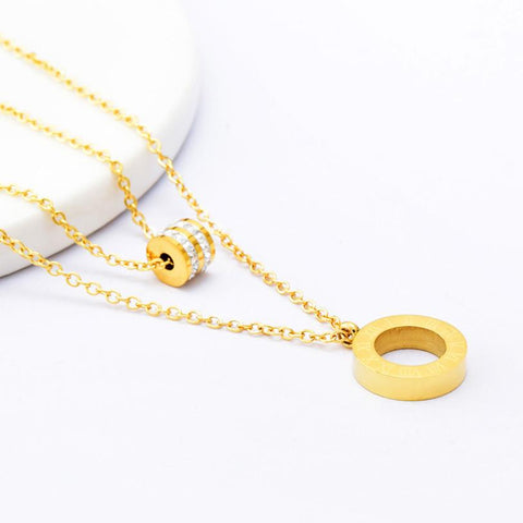 Fashion Jewelry  Zircon  Choker Necklaces Pendants For Women-JW01296-Veeddydropshipping