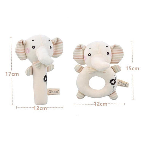 Newborn Baby Rattles Rabbit Bear Grab Ability Training Toys-TB00755-Veeddydropshipping