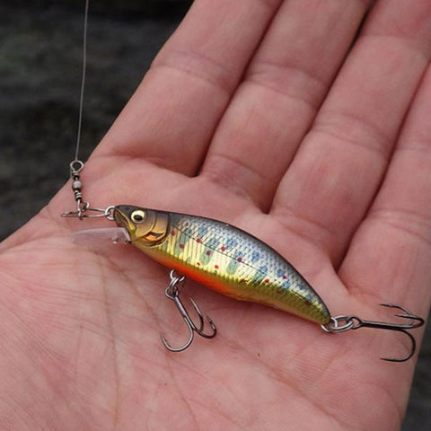 2022 NEW 51mm 4.2g Mini Sinking Minnow Fishing Lures Jerkbaits Peche Artificial Bait  Wobbler Lure-OS00411-Veeddydropshipping