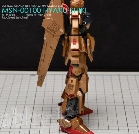 for HG UC 1/144 MSN-00100 Hyaku-Shiki 2016 ver Revive Renewal Water-TB01471-Veeddydropshipping