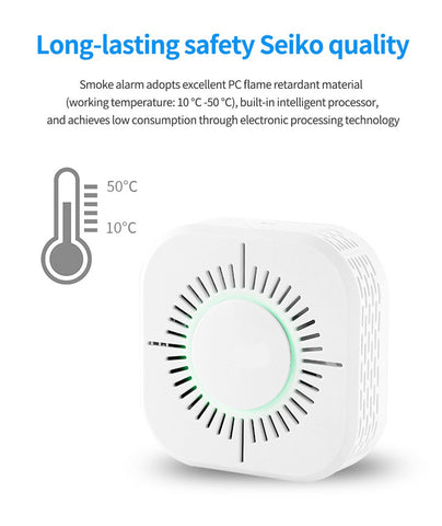Smoke Detector   Sound Light Alarm Sensor-CO00623-Veeddydropshipping