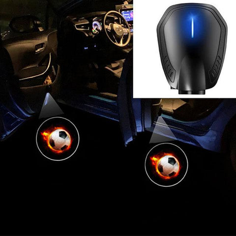Car Door USB Charging LED Wireless Welcome Light Laser Projector-AM00550-Veeddydropshipping