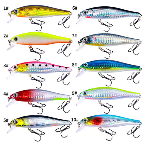 Minnow Crank Wobbler Jerkbait Fishing Lure 8.8Cm 9G Isca Artificial Carkbait Wobblers -OS00504-Veeddydropshipping