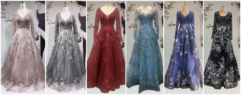Long Luxury Evening Dresses Gowns-WF01543-Veeddydropshipping