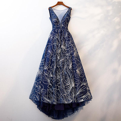 New O-Neck Evening Dress Sleeveless-WF01646-Veeddydropshipping