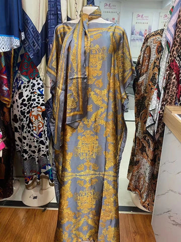 Fashion Dashiki Women Long Dress-WF01534-Veeddydropshipping