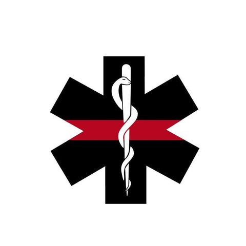 Firefighter Star of Life Color Car-Sticker Decals Bumper-AM00945-Veeddydropshipping