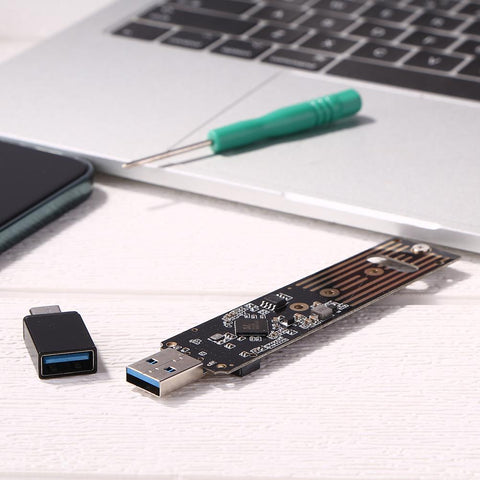 Adapter Case with USB Cable Pouch  Reader-CO00966-Veeddydropshipping