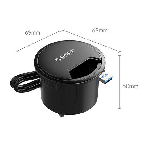 USB Mount In Desk Splitter  Desktop Grommet  HUB Adapter-CO00081-Veeddydropshipping