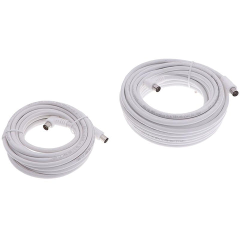 Hot sale 1Pc 5M/10M PAL Male to Male TV Lead Shielded Aerial -CE00883-Veeddydropshipping