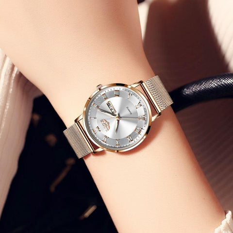 Luxury Quartz Watch Fashion Ladies Clock Steel Waterproof-JW00905-Veeddydropshipping