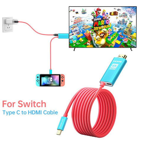 Type C to HDMI Cable 4K 30Hz USB C Male to HDMI Male Data Cable Wire -CE00455-Veeddydropshipping