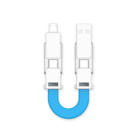 4 in 1 Charging Cable-Ultra Portable Charging/Keychain Cable -CE01126-Veeddydropshipping