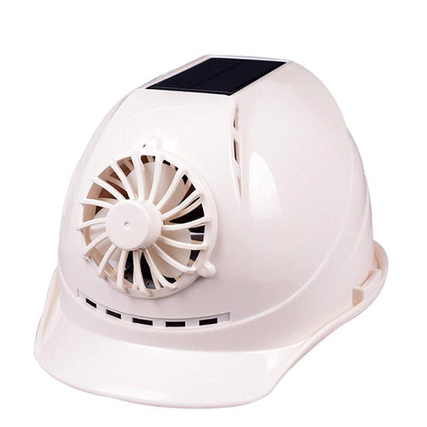 Solar Power Fan Safety Helmet Outdoor Protective Construction Hard Hat ABS Material Working Workplace Cap Powered-CO00689-Veeddydropshipping