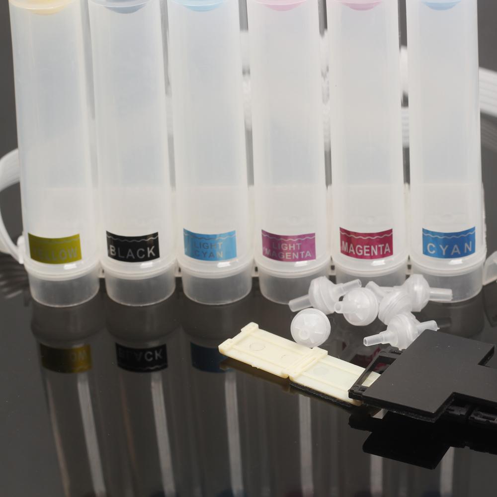 Epson L1800 DTF printer 6 color transparent ink cartridge A3 R1390 A4 R270 R330 290 -Veeddydropshipping