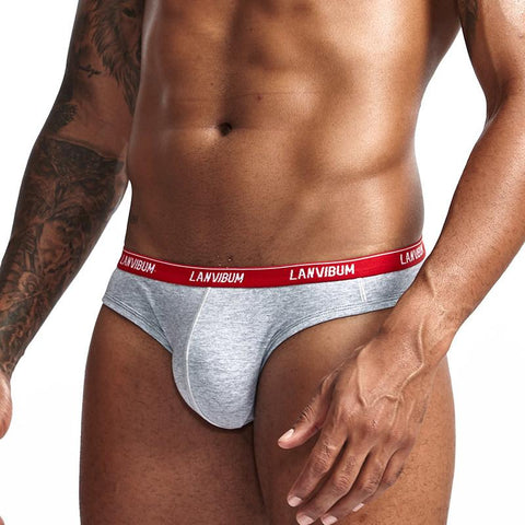 Briefs Gay Sissy Penis Pouch Low Waist Cotton Comfort-MF01500-Veeddydropshipping
