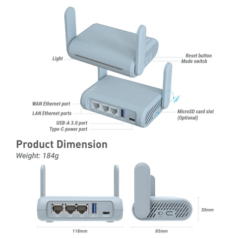 Gigabit Dual-band Wi-Fi Router-CO01485-Veeddydropshipping