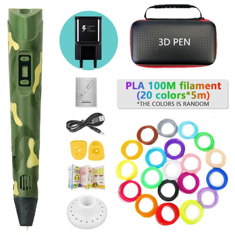 DIY 3D Printing Pen with  Filament-CO01231-Veeddydropshipping