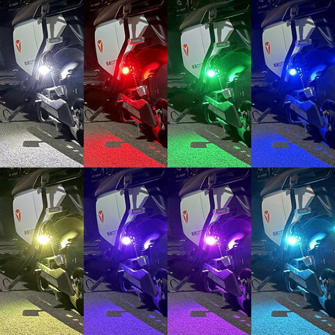 Motorcycle LED RGB Warning Light Universal Car Flash Signal Light-AM00006-Veeddydropshipping